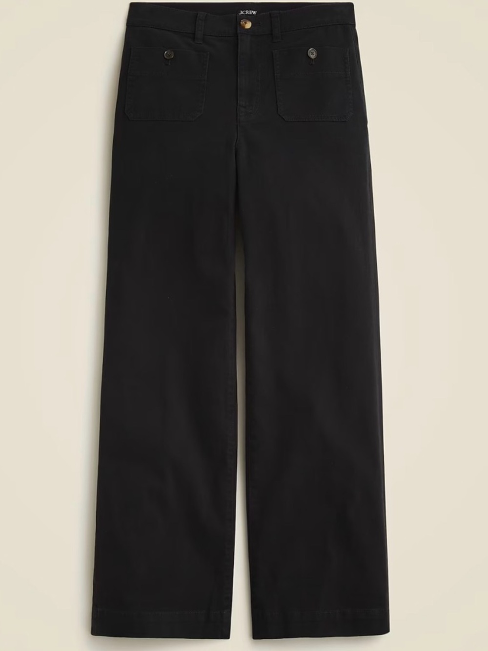 J. Crew Sailor Slim Wide Leg Chinos